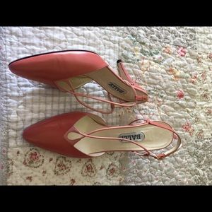 Bally shoes shades of coral size 8